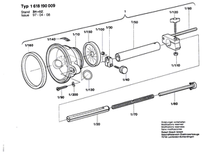 BOSCH Klemmschraube | Ersatzteile f�r Teilesatz, Absaugvorrichtung - 1613481003