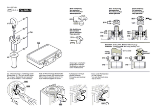 BOSCH Hammerschraube M8x80 MM | Ersatzteile f�r GBH 5/40 DCE, GBH 38 - 1613490001
