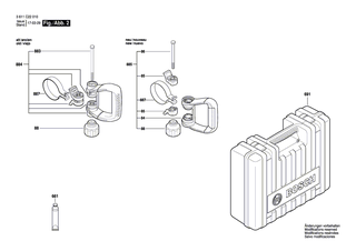 BOSCH Sechskantschraube | Ersatzteile f�r GSH 7 VC, GSH 11 VC - 1613490019