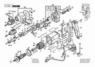BOSCH Einlage | Ersatzteile für CSB 800-2 RE | 2601010049