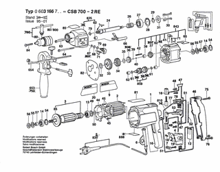 BOSCH Distanzscheibe 0,5 MM | Ersatzteile für CSB 700-2 RE | 2600000014