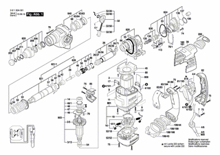 BOSCH Bürstenplatte | Ersatzteile für GBH 2-26 DBR, GBH 3-28 DRE - 1614336064