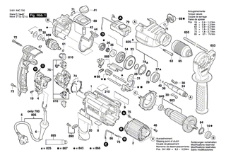BOSCH B�rstenplatte | Ersatzteile f�r GSB 21-2 RE, GSB 21-2 RCT - 1614336086