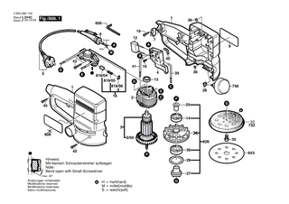 BOSCH Elektr Leitung L=233 MM WEISS | Ersatzteile f�r GST 60 PB, GST 85 PBAE - 1614431010