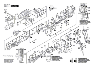 BOSCH Verbindungsleitung L=55 MM WEISS | Ersatzteile f�r PBH 20-RLE, PBH 20-RF - 1614448017