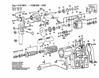 BOSCH Druckfeder | Ersatzteile für CSB 650-2 RE | 2604616002