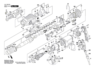 BOSCH Verbindungsleitung | Ersatzteile für GBH 2-22 S, GBH 2-22 E - 1614449015