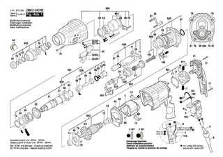 BOSCH Verbindungsleitung | Ersatzteile für GBH 2-22 S, GBH 2-22 E - 1614449015