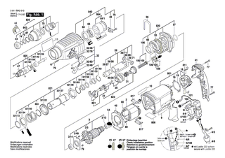 BOSCH Verbindungsleitung | Ersatzteile für GBH 2-22 S, GBH 2-22 E - 1614449015