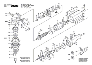 BOSCH Kupplungsstecker 32 A - 4 h | Ersatzteile f�r Hf-Winkelschleifer, Winkelschleifer - 1614482050