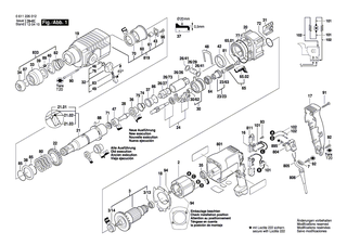 BOSCH Druckfeder | Ersatzteile f�r PBH 240 RE, PBH 220 RE - 1614611009