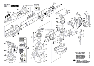 BOSCH Druckfeder | Ersatzteile für GBH 5/40 DCE, GBH 38 - 1614621000