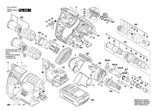 BOSCH Druckfeder | Ersatzteile f�r GBH 18 V-EC, GBH 18 V-LI - 1614630003