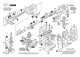 BOSCH Motorgeh�use BLAU | Ersatzteile f�r GBH 5/40 DCE, GBH 38 - 1615102142