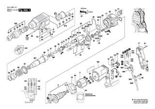 BOSCH Gehäusedeckel | Ersatzteile für GBH 2-24 DS, GBH 2 SE - 1615132089