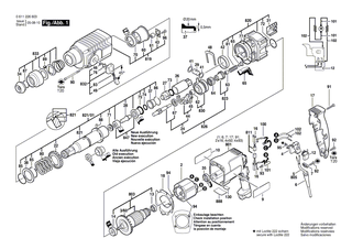 BOSCH Gehäusedeckel | Ersatzteile für GBH 2-24 DS, GBH 2 SE - 1615132089