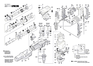 BOSCH Handgriff | Ersatzteile f�r GBH 8-45 DV, GSH 7 VC - 1615133038
