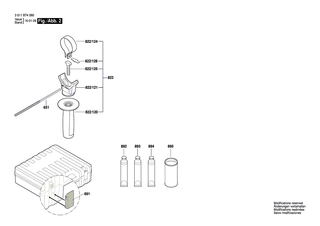 BOSCH Verschluss f�r 1 615 438 486+...358+...367 | Ersatzteile f�r GBH 2-22 S, GBH 2-22 E - 1615438409