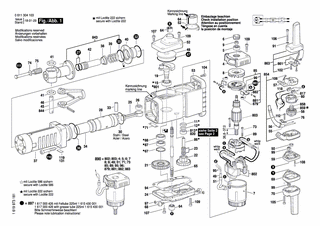 BOSCH Verschlussschraube | Ersatzteile für USH 27, GSH 27 - 1615500214
