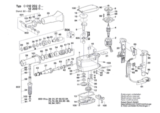 BOSCH Verschlussdeckel | Ersatzteile f�r UBH 12/50, HBH 12/50 - 1615500282
