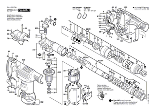 BOSCH B�rstendeckel | Ersatzteile f�r GBH 3-28 E, GBH 3-28 FE - 1615500310