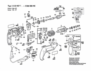BOSCH Zylinderschraube M3x6,5-4.8 | Ersatzteile für CSB 500 RE / CSB 5-13 RE | 2603410001