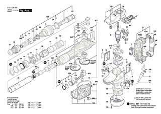 BOSCH Geh�usedeckel | Ersatzteile f�r GSH 11 VC - 1615500425