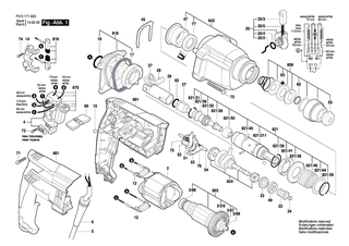 BOSCH Lagerbr�cke | Ersatzteile f�r PBH 2500 RE, PBH 2600 RE - 1615806187