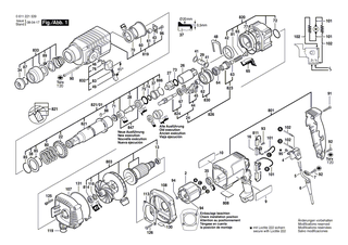 BOSCH Antriebslager | Ersatzteile f�r PBH 240 RE, PBH 220 RE - 1615819018
