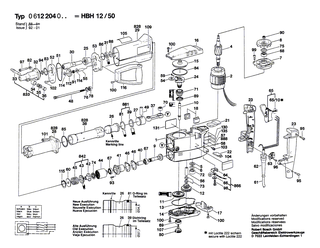 BOSCH Teilesatz | Ersatzteile f�r UBH 12/50, HBH 12/50 - 1617000091