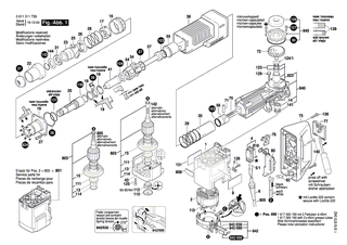 BOSCH Verschleissteilsatz | Ersatzteile f�r GSH 11 E - 1617000190