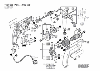 BOSCH Zylinderschraube DIN 84-BM4x30-8.8 | Ersatzteile für CSB 550 | 2910021134