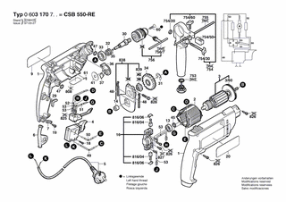 BOSCH Druckplatte | Ersatzteile für CSB 550 RE | 2601074003