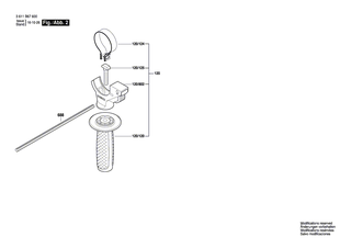 BOSCH Klemmhalter | Ersatzteile f�r GBH 2-26 E, GBH 2-26 RE - 1617000475