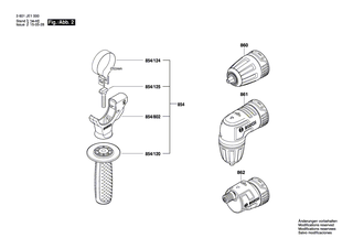 BOSCH Klemmhalter | Ersatzteile f�r GBH 2-26 E, GBH 2-26 RE - 1617000475