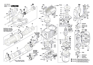 BOSCH Lager | Ersatzteile für GSH 16-28, GSH 16-30 - 1617000481
