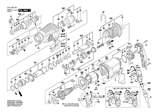 BOSCH Kohleb�rstensatz | Ersatzteile f�r GSB 20-2, GSB 20-2 RE - 1617000525