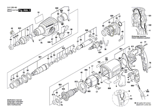 BOSCH Zwischenflansch | Ersatzteile f�r GBH 2-22 S, GBH 2-22 E - 1617000526