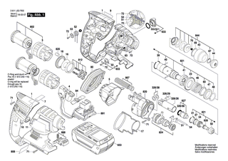 BOSCH Schläger | Ersatzteile für GBH 36 V-LI, GBH 18 V-EC - 1617000669