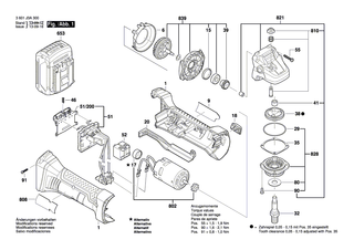 BOSCH Kegelradwelle | Ersatzteile f�r GWS 18 V-LI - 16170006B4