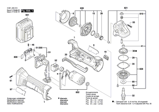 BOSCH Kegelradwelle | Ersatzteile f�r GWS 18 V-LI - 16170006B4