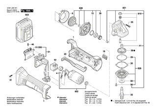 BOSCH Kegelradwelle | Ersatzteile f�r GWS 18 V-LI - 16170006B4