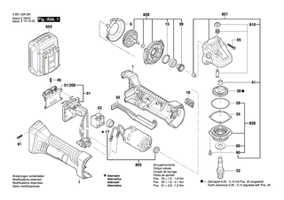 BOSCH Kegelradwelle | Ersatzteile f�r GWS 18 V-LI - 16170006B4
