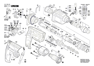BOSCH Getriebegehäuse | Ersatzteile für GBH 2-20 D - 16170006BF