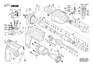 BOSCH Getriebegehäuse | Ersatzteile für GBH 2-20 D - 16170006BF