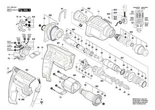 BOSCH Getriebegehäuse | Ersatzteile für GBH 2-20 D - 16170006BF