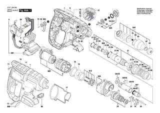 BOSCH Schutzh�lse | Ersatzteile f�r GBH 36 V-LI, GBH 18 V-EC - 16170006D3