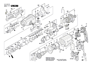 BOSCH Zahnwelle | Ersatzteile f�r GBH 2-24D, GBH 2-24DF - 16170006ET