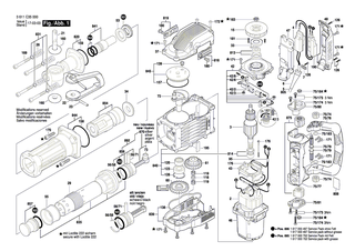 BOSCH Netzanschlussleitung | Ersatzteile fr GBH 5/40 DCE, GBH 38 - 1617000723