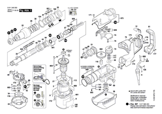BOSCH Netzanschlussleitung | Ersatzteile fr GBH 5/40 DCE, GBH 38 - 1617000723